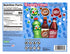 Dr. Pepper, 7 Up, and A&W Flavored Christmas Candy Cane, Pack of 12, 5.3 oz