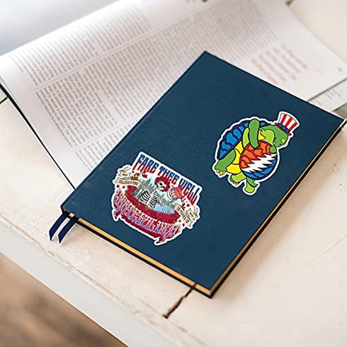 Kilmila Cute Cartoon Bear Stickers?50Pcs Large Size?Gifts Merch Grateful Dancing Bear Party Supplies Vinyl Stickers for Skateboard Guitar Laptop Luggage Teens Girls