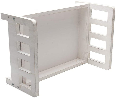 Baby Photography Bed Baby Photo Props White Wood Doll Bed Detachable Photo Background for Baby Photo Studio