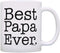 Father's Day Gift Best Papa Ever Birthday Gift Coffee Mug Tea Cup White