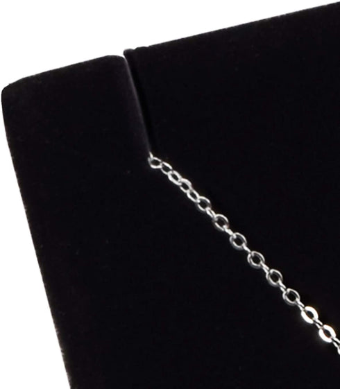 MOOCA 6 Pcs Set Black Velvet Covered Earring Display Stand Pendant Jewelry Organizer Display Holder for Earring, Pendant Accessory Rack for Showcase, 2 1/4" W x 1 1/2" D x 3 1/4" H, Black Velvet