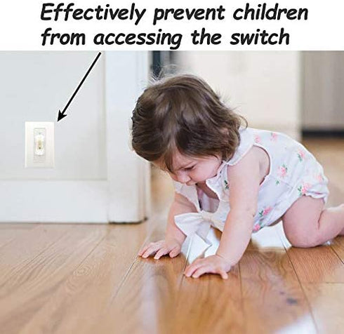 Light Switch Guard, 6 Pack, Clear Light Switch lock, Child Proof Light Switch Cover Guard, Keeps Light ON Or Off Protects Your Lights or Circuits from Accidentally Being Turned on or Off