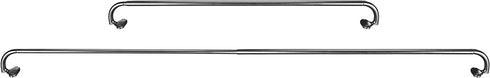 Amazon Basics Room Darkening Blackout Curtain Rod - 28" to 48", Black