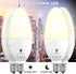 6 Pack Bluex Dusk to Dawn LED Bulbs, 6W E12 Base Light Bulb - 65W Equivalent – 3000K WarmLight White - Smart Light Sensor Candelabra Bulb, Home Security Indoor, Outdoor, Driveway, Yard, Porch Lighting
