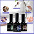 Morovan Chameleon Gel Nail Polish Kit with Base Coat & Top Coat - 4 Colors Chameleon Blue Green Orange Classic Black Polish Soak Off Rainbow Mood Phantom Chameleon Gel Nail Polish Kit Gift Box 10ml Each Bottle
