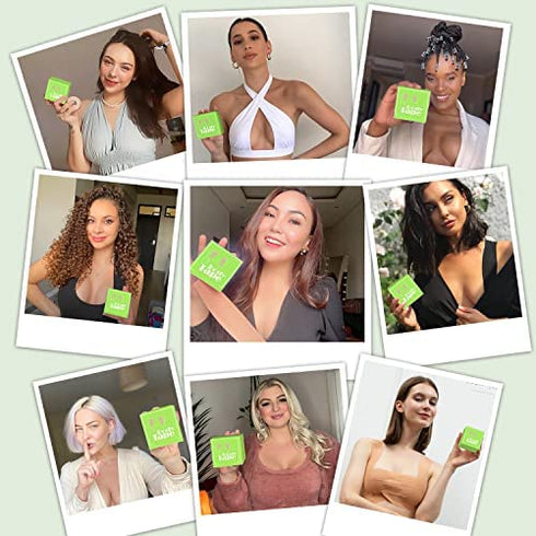 Boob Tape, Boobytape for Breast Lift with 2 Reusable Silicone Covers, Bob Tape for Large Breasts A-E Cup Size, Kinesiology Tape Waterproof Body Tape for Breast Push Up for Strapless Dress