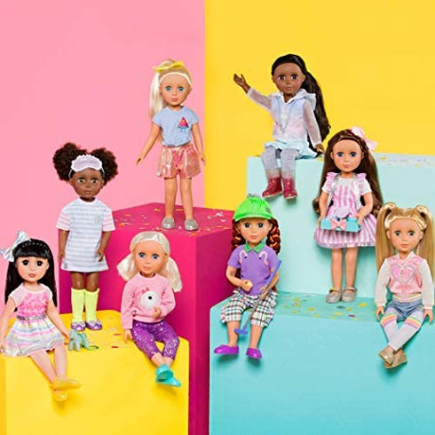 Glitter Girls by Battat - Shiny Flowers In Bloom Outfit -14" Doll Clothes– Toys, Clothes & Accessories For Girls 3-Year-Old & Up , Pink