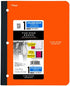 Five Star Bound Notebook with Pocket, 1 Subject, College Ruled Paper, 80 Sheets, 11" x 8-1/2", Color Selected For You, 1 Count (09294)