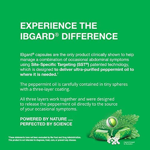 IBgard Daily Gut Health Support Dietary Supplement, 144 Capsules (Packaging May Vary)