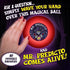 Mr. Predicto Fortune Teller Crystal Ball - Ask a Question & He Speaks an Answer - Great for Haunted House Props & Fortune Teller Accessories, Halloween Decor Scary, Easter Crystal Ball Light Up Toy