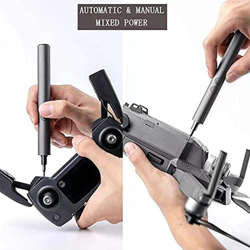 Wowstick SD 23 in 1 MINI Electric Screwdriver, Electric precision screwdriverAutomatic and Manual Mixed Power 3 Shadowless LED Lights Rechargeable Battery Cordless Screwdriver Repair Tool Kit