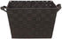 Whitmor Woven Strap Storage Tote, Liner, Espresso Shelf Basket, Small W