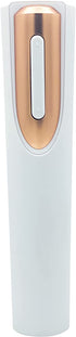 Vin Fresco Portable Electric Wine Opener - Battery Powered Wine Bottle Opener With Foil Cutter - Automatic, Cordless - Easily Removes Corks - BATTERIES INCLUDED (White and Rose Gold)