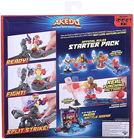 Akedo Ultimate Arcade Warriors Starter Pack - Legendary Punch Attack, Multicolor (14231)