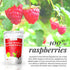 powbab Dried Raspberries Whole - 100% USA Grown Organic Raspberries. No Sugar Added, No Oil, No Juice Concentrate. Unsweetened Dehydrated Fruit. Not Freeze Dried, Frozen or Fresh. For Baking (3 oz)