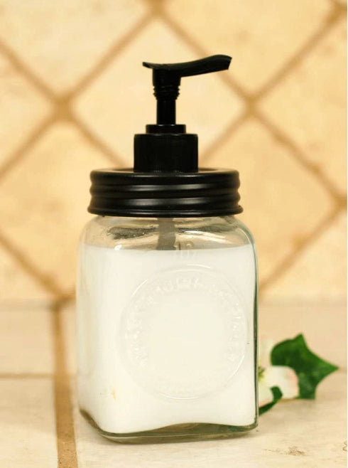 Colonial Tin Works Mini Dazey Butter Churn Jar Soap Dispenser (1)