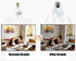 BSOD LED Magic Bulbs Self-Charging Emergency Lightbulb eBulb Cool White for Home Power Failure with Remote Controller Rechargeable Battery E26 Camping Lamp Indoor Outages Lighting Flashlight