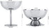 Ice Cream Cups Dessert Dish Stainless Steel Sundae Bowls for Salad Fruit Pudding(Tall)