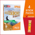 LonoLife - Reduced Sodium Chicken Bone Broth Sticks - 10g Collagen Protein - Gluten-Free - Keto & Paleo Friendly - Portable Individual Packets - 4 count