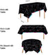 TIK Tok Tablecloth,Extra-Large 108”x 54”Disposable Music Table Cover, Ideal for TIK Tok Themed Musical Rockstar Birthday Party Supplies Decoration (1)