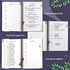 JUBTIC Hardcover Address Book with Alphabetical Tabs, Spiral Bound Address Book with Refillable Pages Medium Telephone book incl. Address, Password, Contact, Tel, Email, Important Date for Home Office