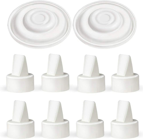 Replacement Duckbill Valves and Silicone Membrane for Spectra S2 Spectra S1 and 9 Plus Breastpumps, Replace Spectra Valve and Silicone Diaphragm; Not Original Spectra Pump Parts Accessories by PumpMom