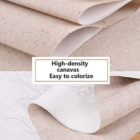 Kimily DIY Paint by Numbers for Adults Kids Christmas Paint by Numbers DIY Painting Snowman Christmas Acrylic Paint by Numbers Painting Kit Home Wall Living Room Bedroom Decoration Christmas Snowman