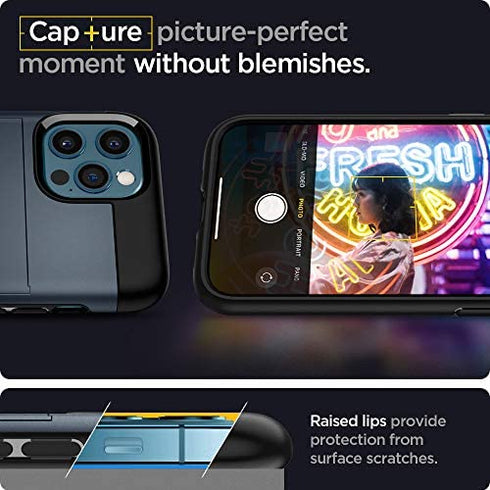 Spigen Slim Armor CS Designed for iPhone 12 Pro Max Case (2020) - Metal Slate