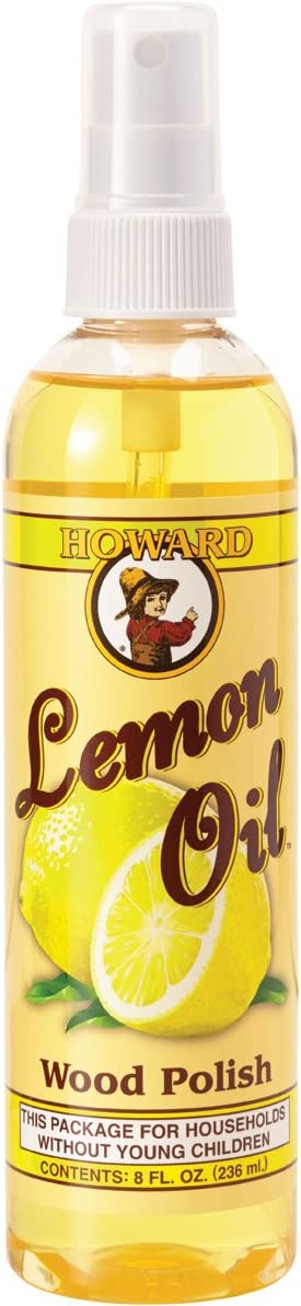 Howard LM0008 Lemon Oil Wood Polish, 8-Ounce