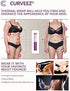 CURVEEZ Contouring Osmotic Plastic Body Wrap - Workout & Sweat Enhancer Stomach Wrap