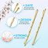 Large Bobby Pins Blonde,MORGLES 2.75" Jumbo Hair Pins Blonde Long bobby Pins for Thick Hair for Women Girls with Box-120 count
