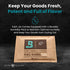 Herb Guard - Half Oz Smell Proof Jar and Airtight Container (250 ml) Comes with Humidity Pack to Keep Goods Fresh for Months