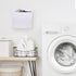 Picowe Magnetic Laundry Storage, Large Lint Holder Bin for Laundry Room, Space-Saving Trash Container Hanging on Dryer, Washer or Wall Mount Trash Bin (White)