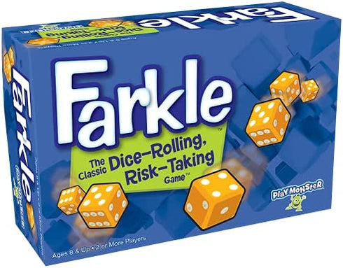 Farkle — Classic Dice-Rolling, Risk-Taking Game — Comes with Dice-Rolling Cup — Family Fun Game Night — Ages 8+