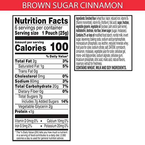 Kellogg's Special K Pastry Crisps, 100 Calorie Snacks, Breakfast Bars, Brown Sugar Cinnamon, 5.28oz Box (12 Crisps)