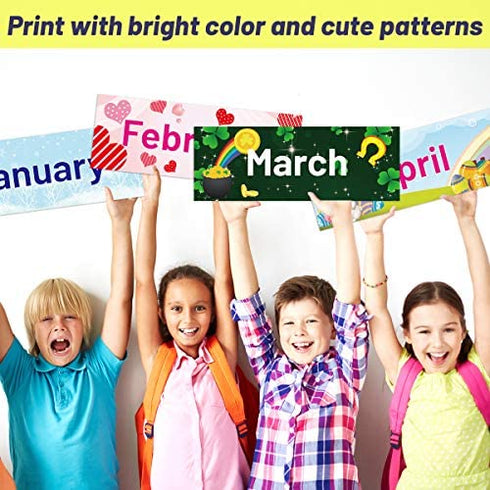 Holiday Monthly Headliners Seasonal Months of The Year Bulletin Board Set