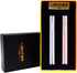 USB Lighter Rechargeable 2 Pack Mini Electric Flameless Windproof Portable Slim Cigarette Lighters (Silver and Rose Gold)