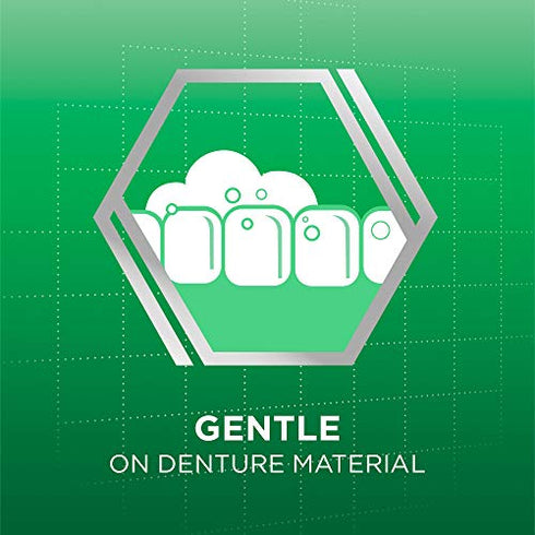 Polident Smokers Antibacterial Denture Cleanser Effervescent Tablets - 120Ct