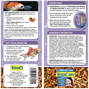 Tetra Pond 16455 Variety Blend Food, 5.29-Ounce, 1-Liter