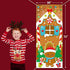 FANCY LAND Christmas Gingerbread House Door Cover Ginger Bread Holiday Decoration 72 x 30 Inches