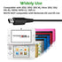 2 Pcs 3.9ft USB Charger Cable Compatible with Nintendo 3DS/ 2DS, Play and Charge Charging Cord Compatible with Nintendo New 3DS XL/New 3DS/ New 2DS XL/New 2DS/ 2DS XL/ 2DS/ DSi/DSi XL with 2 Stylus