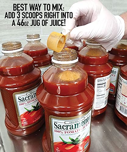 Bloody Mary Seasoning Mix - Turns any Tomato juice into Bloody Mary Mix | Use with Micheladas - Premium Spices - Scoop Included