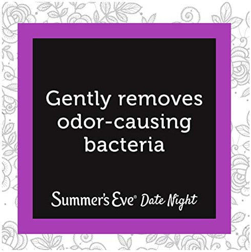 Summer's Eve Date Night Feminine Cleansing Wipes Pre/Post-Intimacy Cleansing, 16 Count