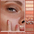 AMY'S DIARY Dark Brown EyeShadow Palette, Copper Eyeshadow glitter brown matte Shimmer Makeup Eyeshadow Pallet,Hazel Eyes Eyeshadow Palette ,smokey eye eyeshadow palette waterproof Long Lasting(C)