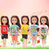 Funlight Chelsea Doll Clothes and Accessories 4 Dresses 4 Outfits 2 Shoes with Bonus 20 Rubber Band for 5.3 Inch Chelsea Doll