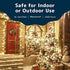 PREXTEX Christmas Lights (20 Feet, 100 Lights) - Clear White Christmas Tree Lights with White Wire - Indoor/Outdoor Waterproof String Lights - Warm White Twinkle Lights