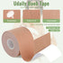 Boob Tape, Boobytape for Breast Lift with 2 Reusable Silicone Covers, Bob Tape for Large Breasts A-E Cup Size, Kinesiology Tape Waterproof Body Tape for Breast Push Up for Strapless Dress