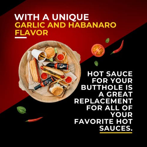Steve-O's Hot Sauce For Your Butthole | Garlic Habanero Hot Sauce (5 oz)