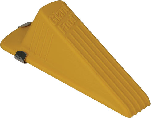 Giant Foot Doorstop, Magnetic, Yellow, 2" x 3.5" x 6.8" (00967)