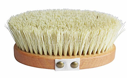 Lilywoods Professional Body Bath Brush with Extra Firm Cactus Bristles and Hand Strap